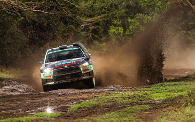 Skoda bei der Safari-Rallye Kenia