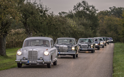 70 Jahre Mercedes-Benz S-Klasse-Pioniere (Typen 219, 220, 220 S/SE) - Rock 'n' Roll in der Oberklass