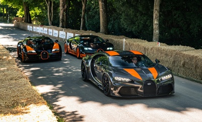 Goodwood: Drei Bugatti-Weltrekord-Ikonen