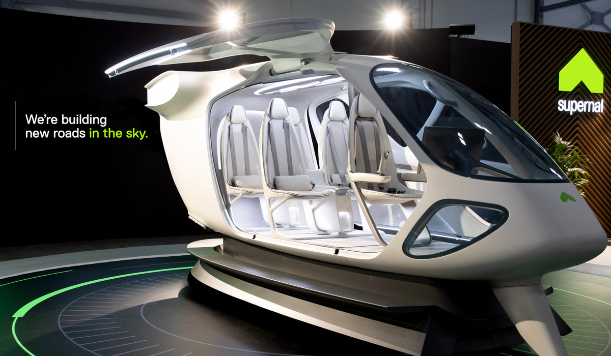 mid Groß-Gerau - Auch Luft-Taxis gehören in den schönen neuen Stadtwelten zum Mobilitätskonzept. Hyundai