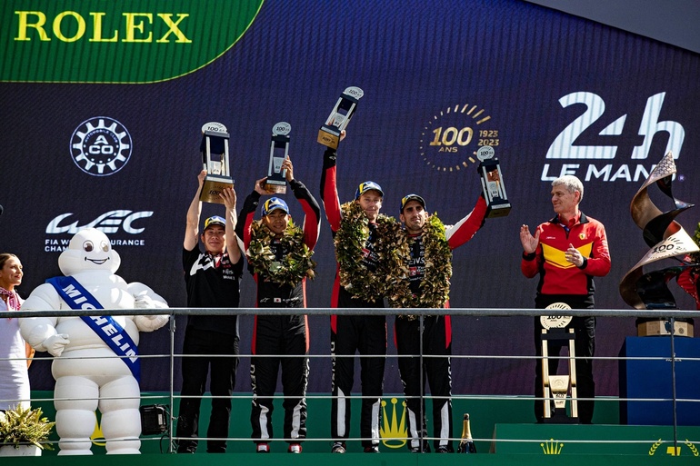 Ferrari siegt vor Toyota Gazoo Racing in Le Mans