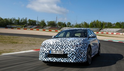 Prototypentest des Hyundai Ioniq 5 N auf dem Nürburgring