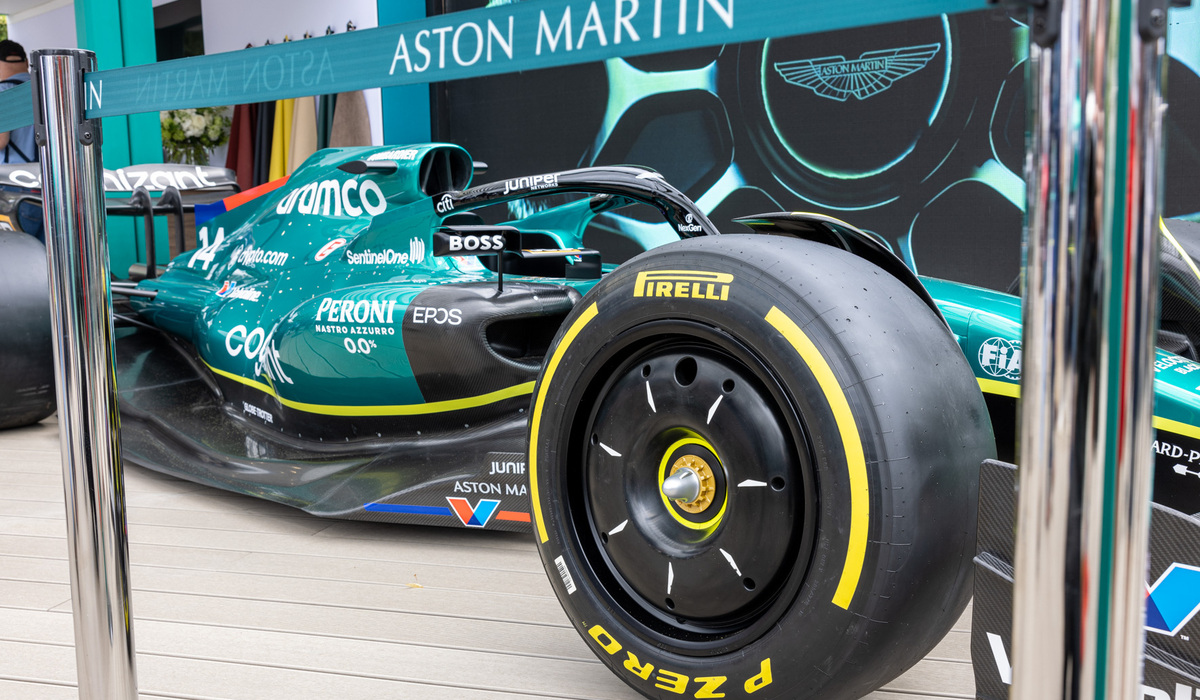 mid Goodwood - Ein weiterer Formel 1 Bolide von Aston Martin. Mike Neumann / mid