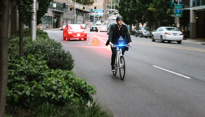 Fahrrad-Gadget RS 1000 - Digitaler Rückspiegel mit Extras