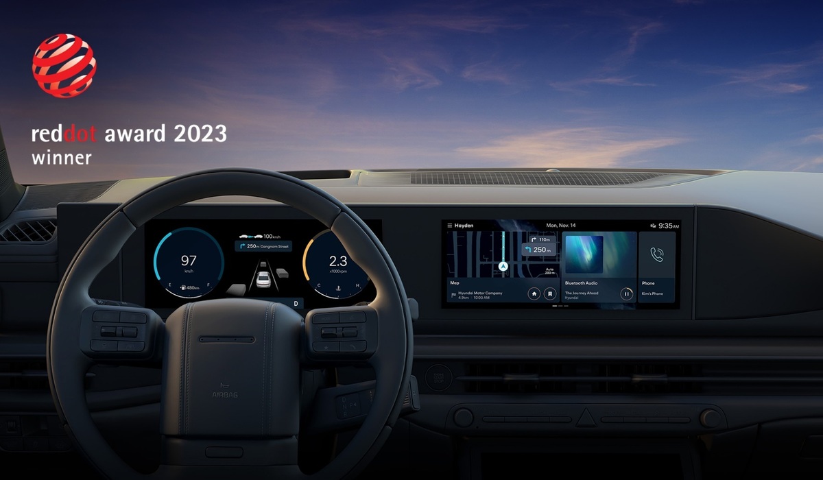 mid Groß-Gerau - Das Infotainmentsystem von Hyundai überzeugte mit klaren grafischen Komponenten sowie schlichtem und flachen Grafikstil. Hyundai