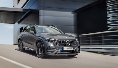 Mercedes-AMG GLC 63 S E Performance-Hybrid-SUV am Start