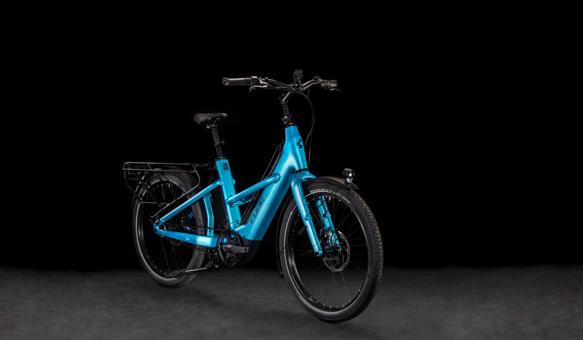 In der Basisversion könnte man das Longtail Hybrid auch für ein Trekkingrad halten Foto: Cube