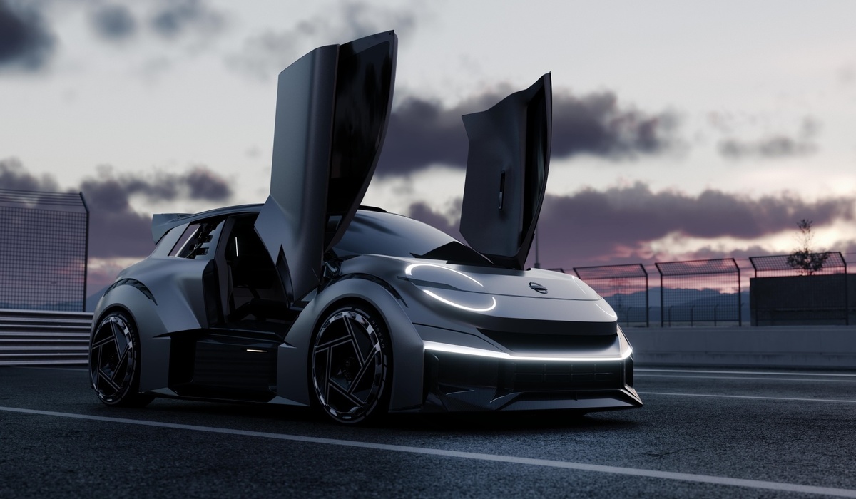 mid Groß-Gerau - Zugang ins Innere gewähren zwei von der unteren A-Säule aus nach oben schwingende Scherentüren. Nissan