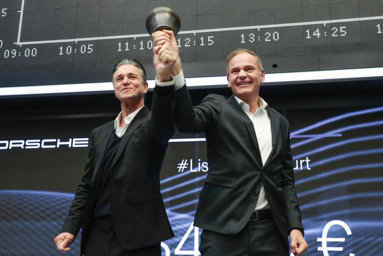 Porsche zufrieden mit erstem Börsenjahr