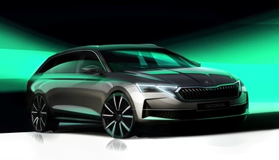 Skoda Octavia 2024: Erste Skizzen