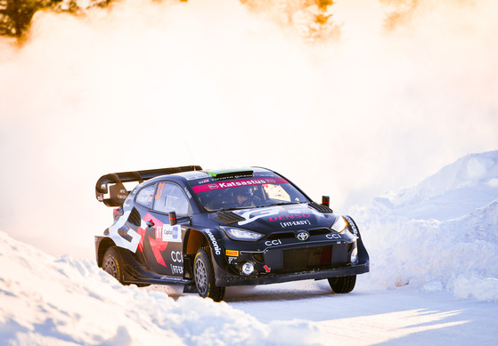 Toyota Gazoo Racing bei der Rallye Schweden