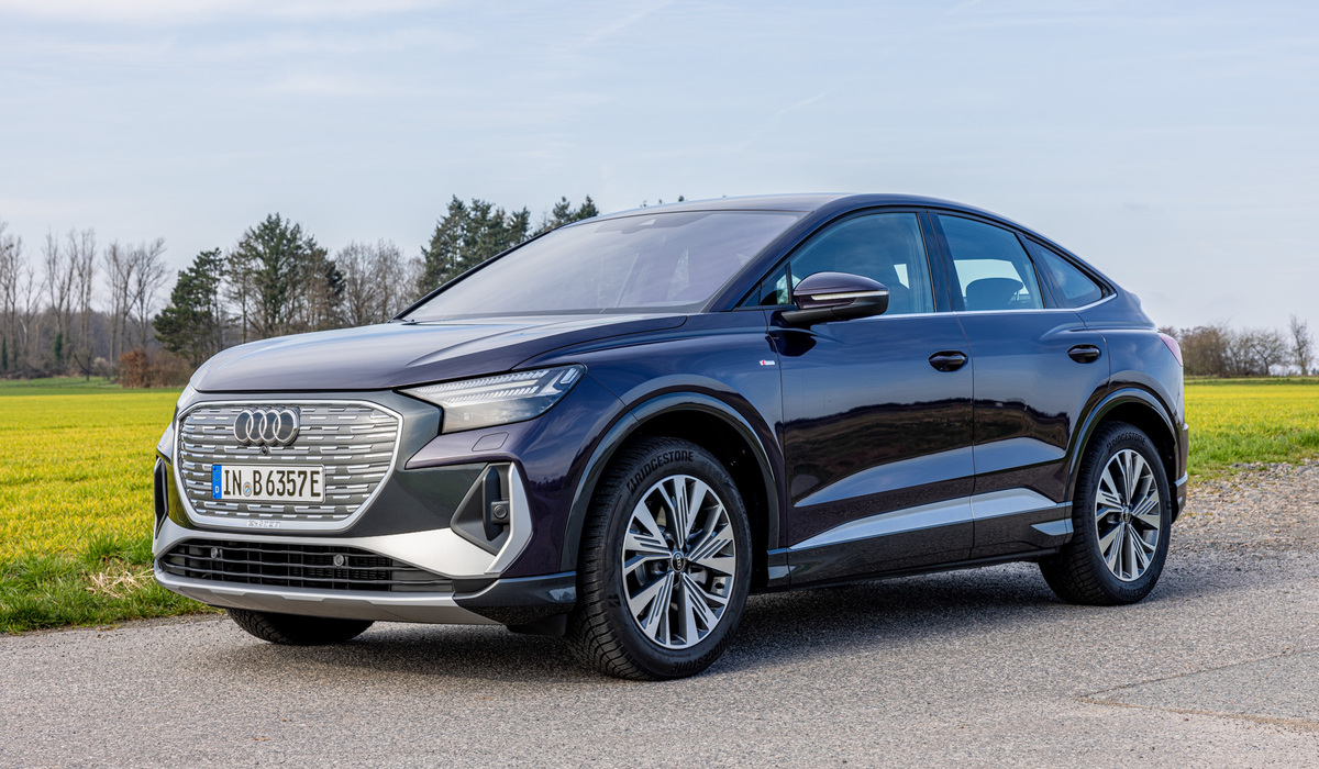 mid Frankfurt - Audi präsentiert ebenfalls das Facelift des Q4 e-tron. Mike Neumann / mid