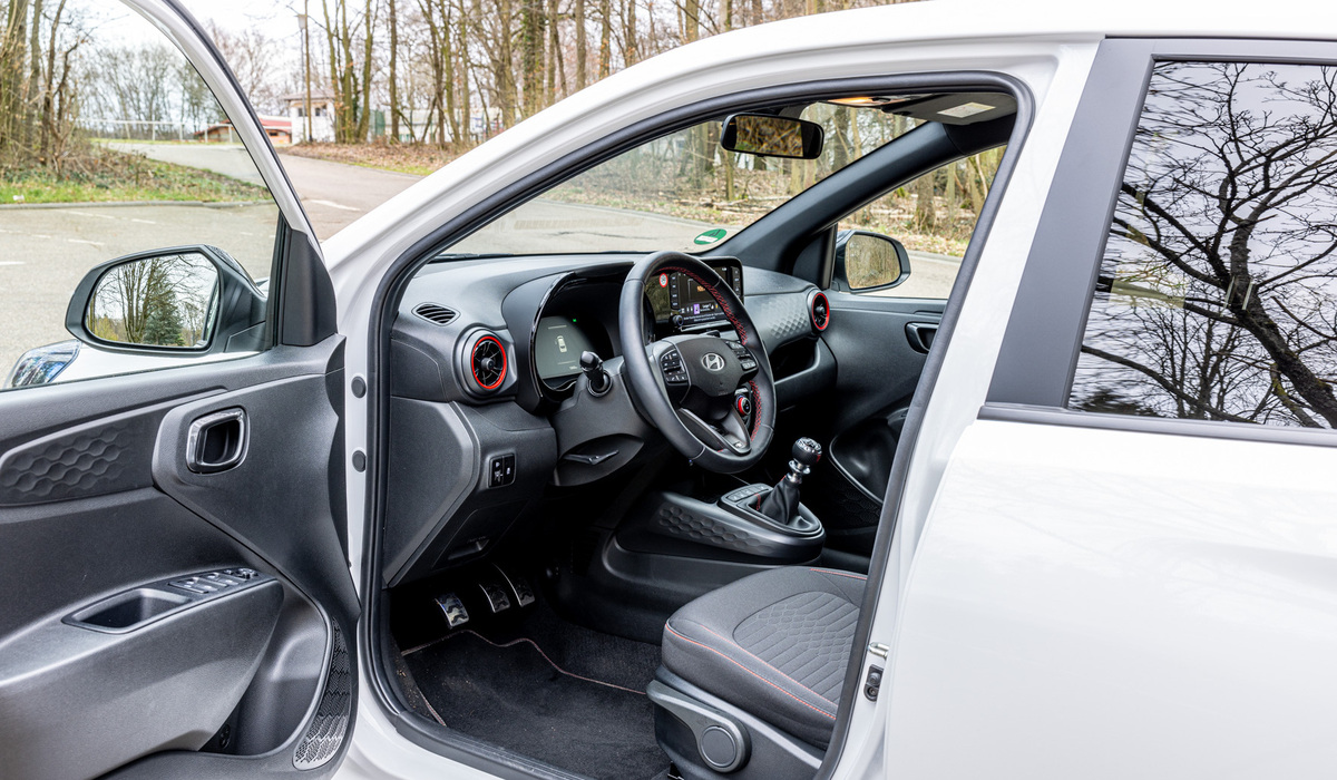 mid Groß-Gerau - Die Ablagemöglichkeiten im i10 sind überschaubar. Mike Neumann / mid