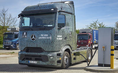 Mercedes-Benz Trucks E-Actros 600 - Elektrisch laden mit 1.000 kW