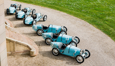 Sechs auf einen Streich - Bugatti Baby II Type 35 Centenary Edition