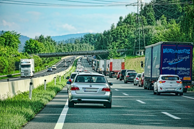 Hochbetrieb auf Hessens Autobahnen