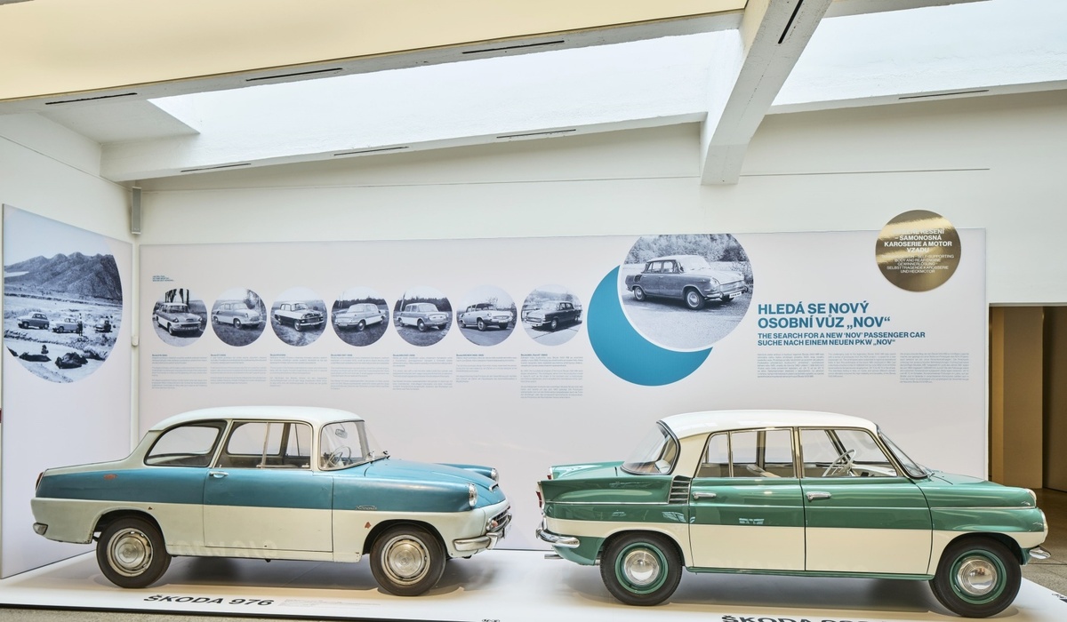 mid Groß-Gerau - Vierzehn Exponate zeigen die Highlights der Geschichte des Skoda 1000 MB. SMB / Skoda Auto Deutschland GmbH