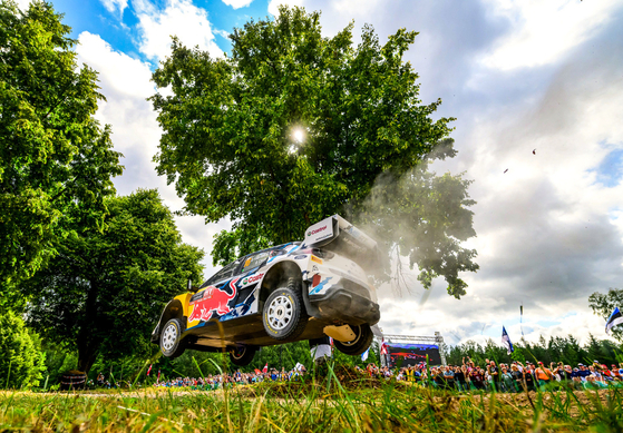 Ford Puma Rally1 bei der Rallye Lettland