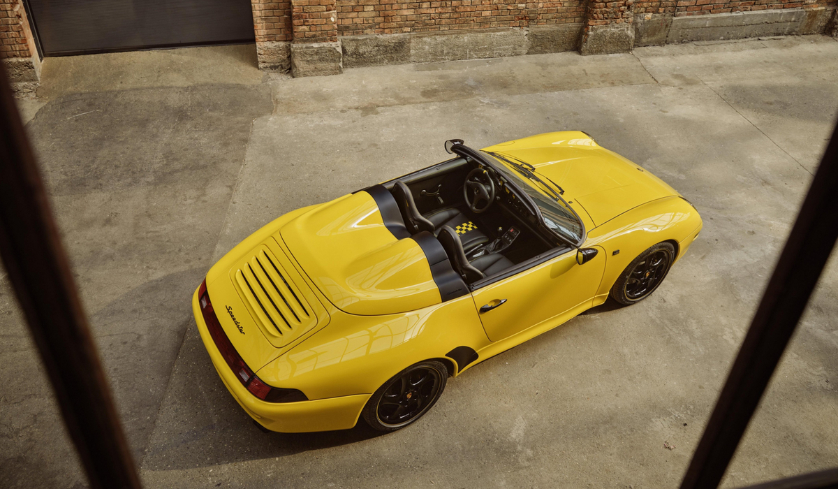 mid Groß-Gerau - Die Karosserielinie der Heckabdeckung wurde von Luca Trazzi völlig neu gestaltet. Porsche