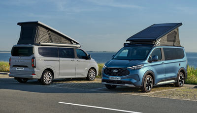 Ford Nugget mit Plug-in-Hybrid auf dem Caravan Salon 2024