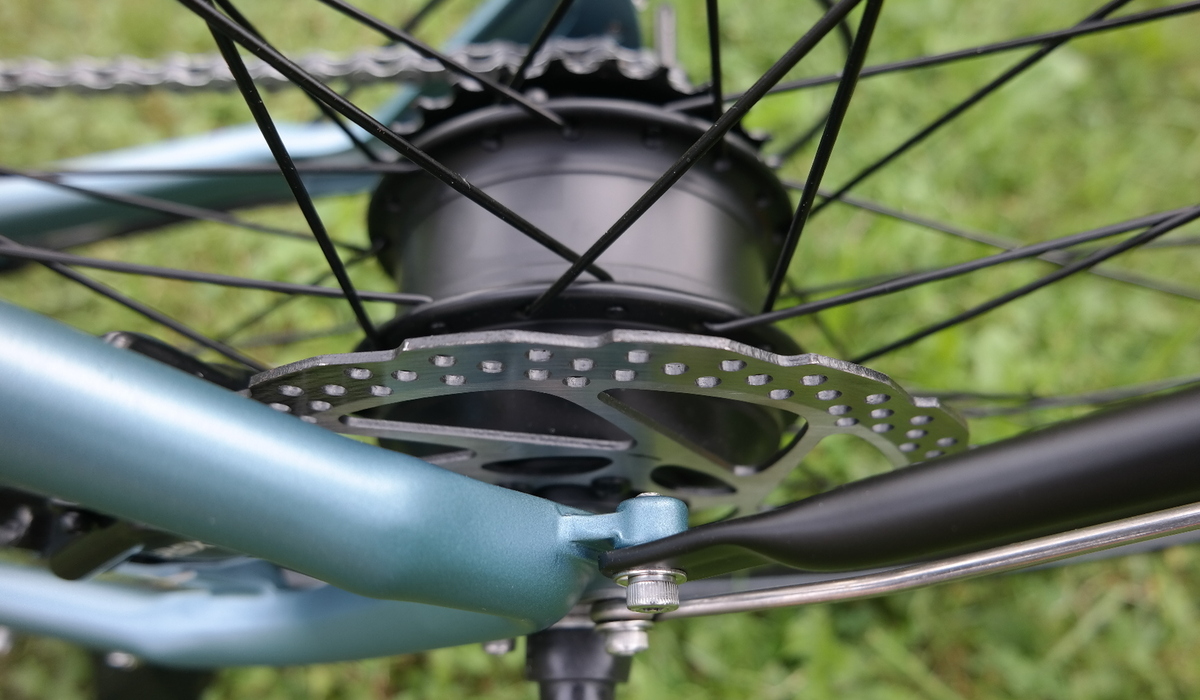 Der Heybike-Nabenmotor gehört zu den schwachbrüstigeren Vertretern seiner Zunft Foto: Rudolf Huber/SP-X