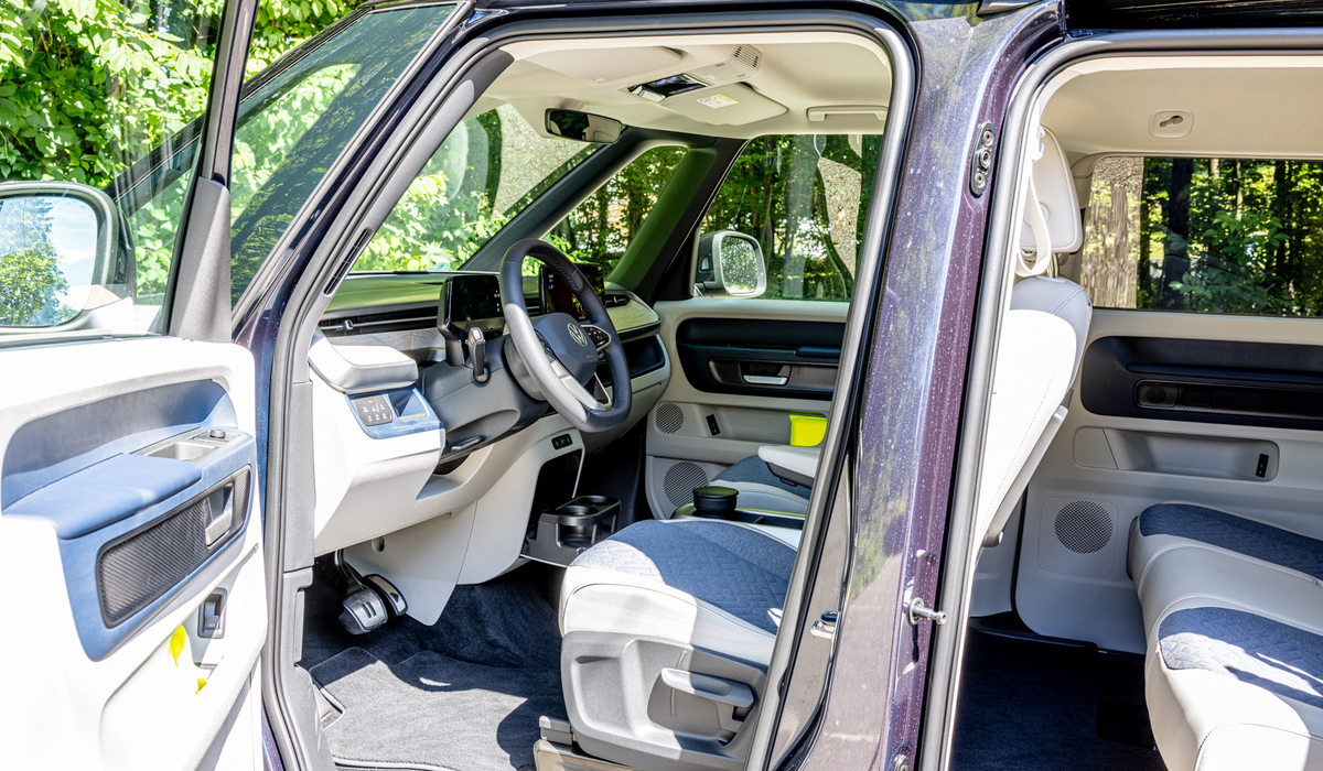 mid Groß-Gerau - An Platz im Innenraum mangelt es beim ID.Buzz definitiv nicht. Mike Neumann / mid