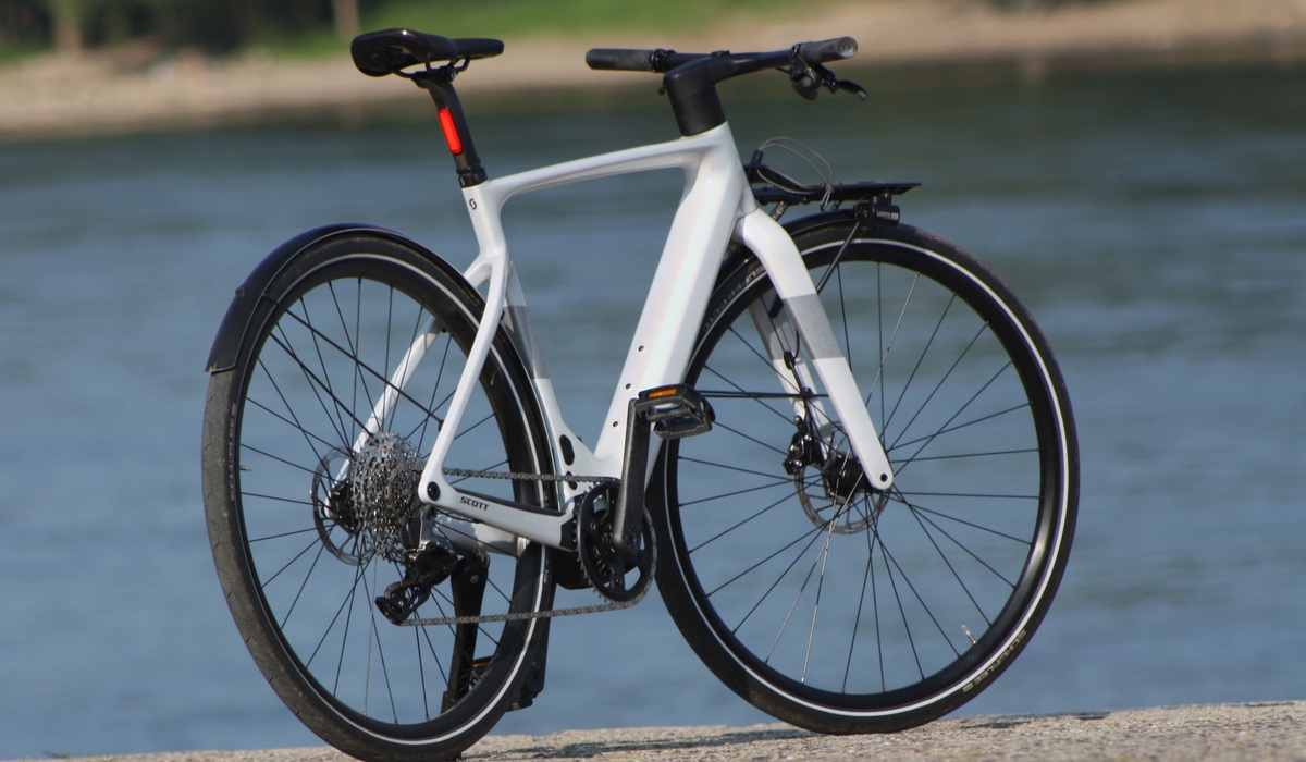 Der leichte Charakter das neuen Scott-Modells wird unter anderem von den schlanken Curana-Schutzblechen betont Foto: SP-X/Mario Hommen