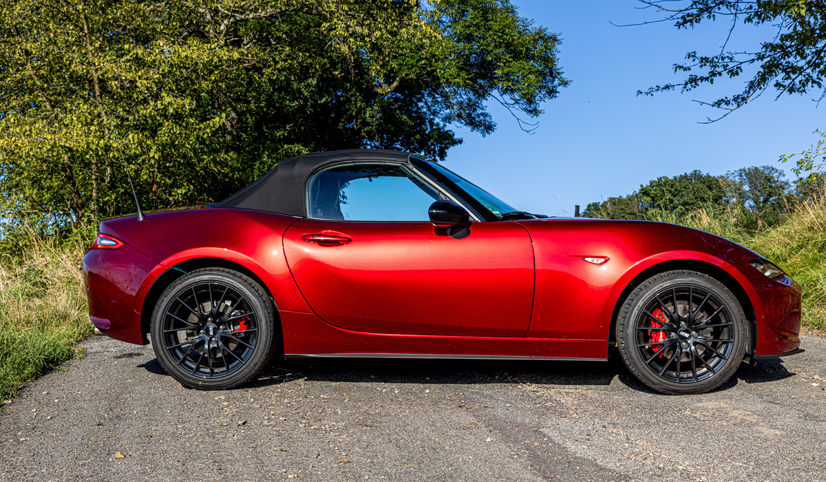 mid Groß-Gerau - Der MX5 macht auch mit geschlossenem Verdeck eine gute Figur. Mike Neumann / mid