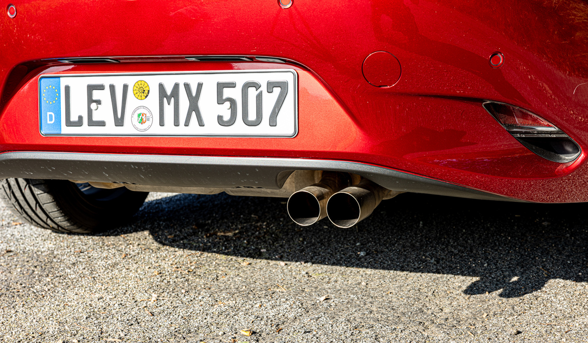 mid Groß-Gerau - Die Abgasanlage mit Doppelendrohr hat ein schönes Klangbild. Mike Neumann / mid