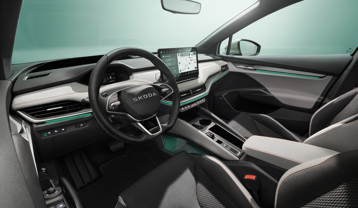 Das Infotainmentsystem des Elroq mit 13-Zoll-Display ist benutzerfreundlich ausgelegt Foto: Skoda