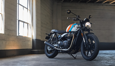 Sportliche Triumph Speed Twin 900