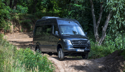 Mercedes Vito und Sprinter mit Allrad  - So oder so – aber immer auf allen Vieren 
