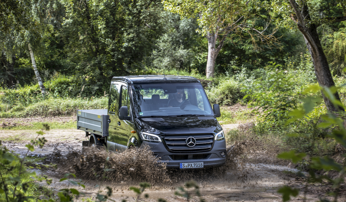 Noch bis vor einigen Jahren waren Transporter mit Allradantrieb echte Exoten Foto: Mercedes-Benz