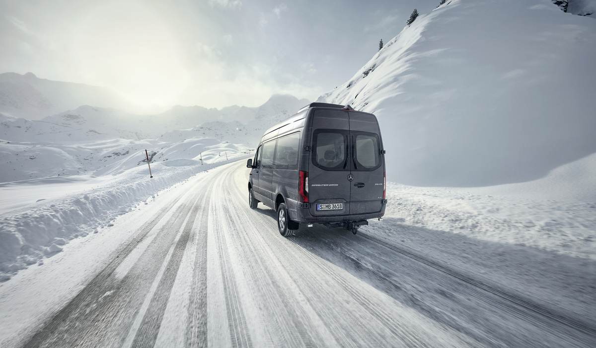 Auch auf Schnee hat 4x4 Vorteile Foto: Mercedes-Benz