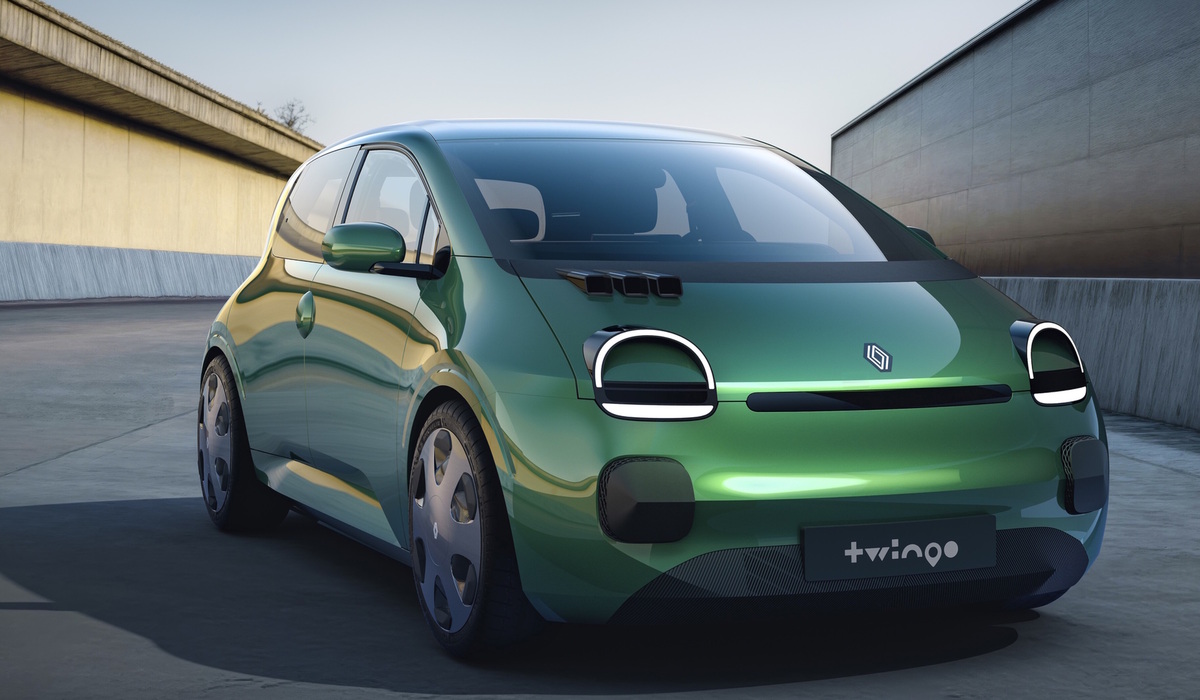 Der vierte Twingo nimmt das Design des Ur-Modells von 1992 wieder auf Foto: Renault