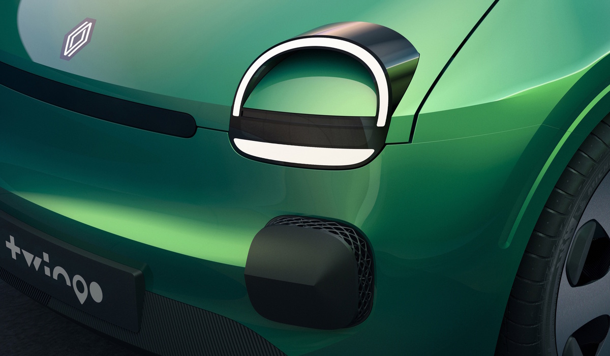 Die Froschaugen-Scheinwerfer des Ur-Twingo hat Renault modern interpretiert Foto: Renault
