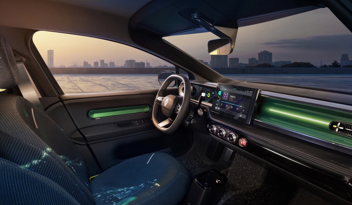 . Infotainment und Co. werden über einen Touchscreen zwischen Fahrer und Beifahrer bedient, der wohl auch im kommenden Basismodell Serie sein dürfte Foto: Renault