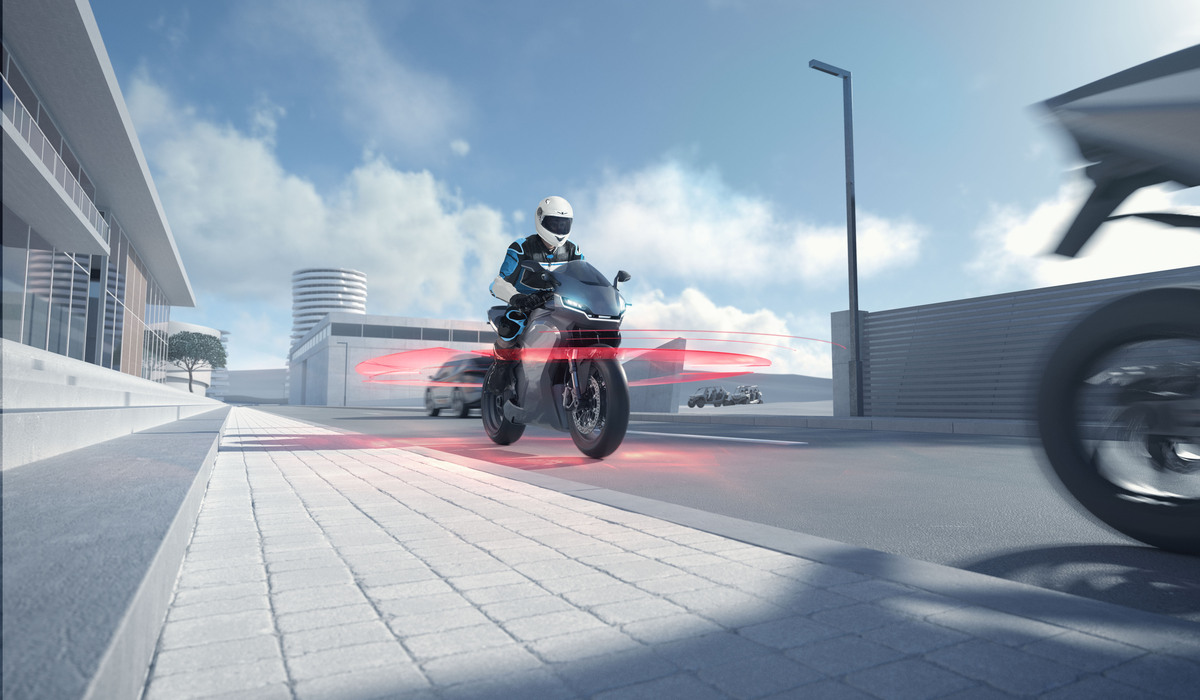 Bosch arbeitet an der Motorrad-Sicherheit Foto: Bosch