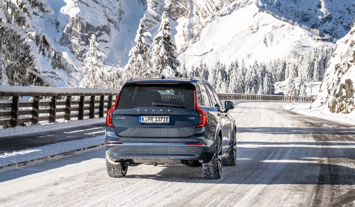 Die Heckansicht des XC90. Foto: Timo Wendt/Volvo