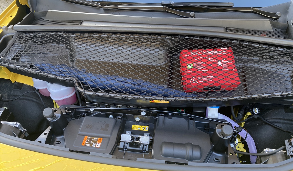 Vorne ist Platz für kleines Gepäck Foto: Ford